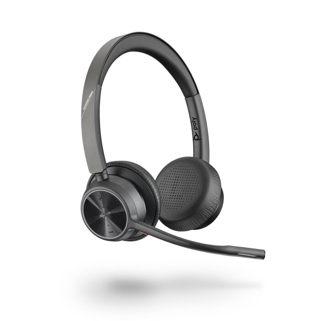 Wireless headset designed for business calls, conferencing, and remote communication