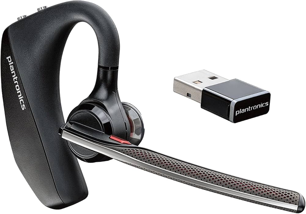 Professional bluetooth headset with USB dongle for office communication and call centers