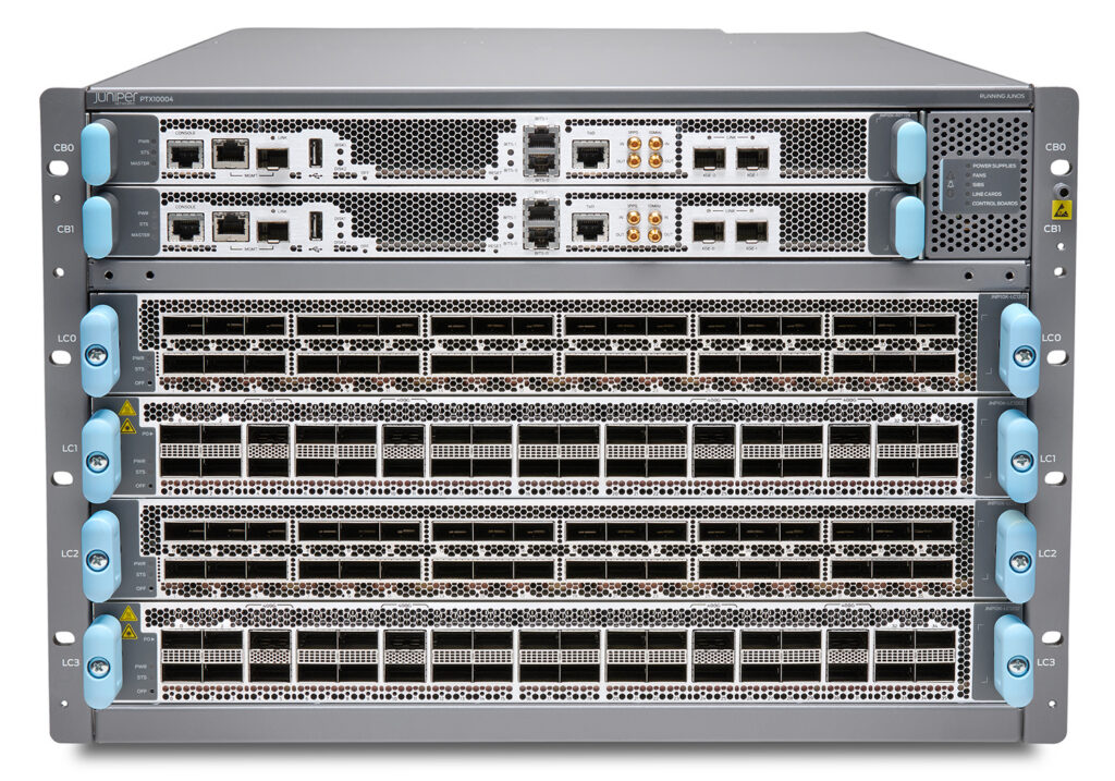 High-capacity modular chassis switch used in large-scale data center environments